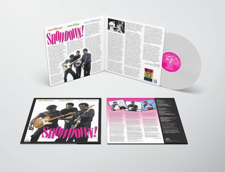 'Showdown!' by Albert Collins, Johnny Copeland And Robert Cray, Deluxe Reissue, album covers