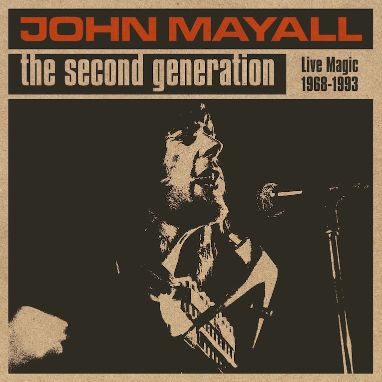 John Mayall, 'Second Generation Boxset Live Magic 1968-1993', front cover