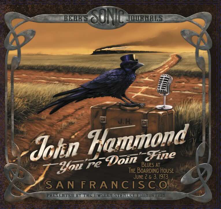 John Hammond ‘You’re Doin’ Fine:Blues at the Boarding House, June 2 & 3rd, 1973’, album cover 